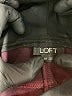 Ann Taylor LOFT Color Block Burgundy Active Pants Size S - photo 4