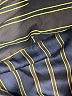 Assorted Brands 100% Polyester Stripes Black Long Sleeve Blouse Size L - photo 7
