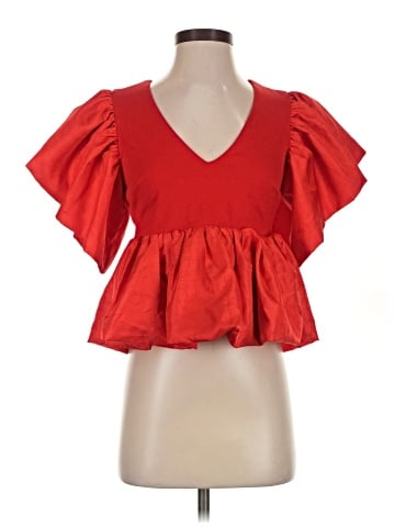 Sunday in Brooklyn Short Sleeve Blouse (view 1)