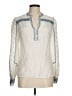 Veronica Beard Ivory Long Sleeve Silk Top Size 6 - photo 1