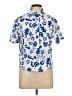 Next Paisley Blue Short Sleeve Blouse Size 10 - photo 1