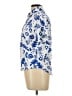 Next Paisley Blue Short Sleeve Blouse Size 10 - photo 5