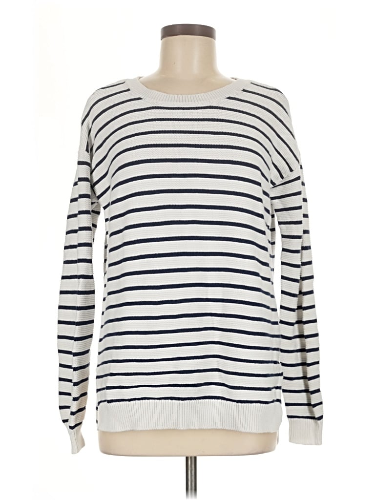 Pre-owned Vineyard Vines Pullover Sweater In White