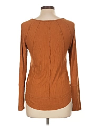 Raw Edge Long Sleeve Top (view 2)