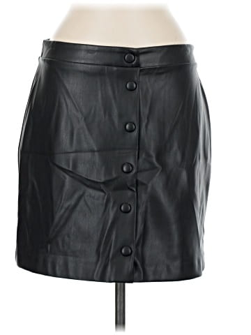 Ann Taylor LOFT Faux Leather Skirt (view 1)