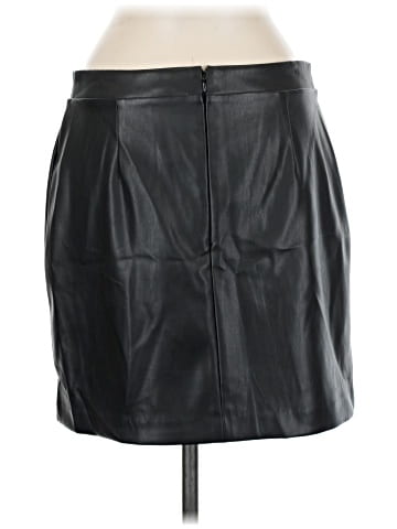 Ann Taylor LOFT Faux Leather Skirt (view 2)