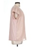 DR2 100% Polyester Pink Short Sleeve Blouse Size L - photo 4