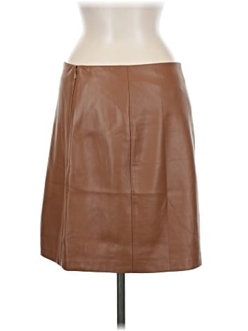 Ann Taylor LOFT Faux Leather Skirt (view 2)