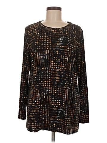 Susan Graver Long Sleeve T-Shirt (view 1)
