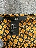 H&M 100% Polyester Brown Long Sleeve Blouse Size 2 - photo 7