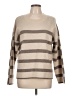 The Cashmere Project Stripes Tan Pullover Sweater Size L - photo 1