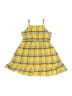 PatPat 100% Polyester Plaid Yellow Dress Size 4 - 5 - photo 1