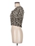 Monteau Black Short Sleeve Top Size M - photo 5