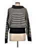 Max Mara Stripes Black Turtleneck Sweater Size L - photo 1