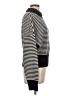 Max Mara Stripes Black Turtleneck Sweater Size L - photo 4