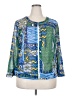 MULTIPLES 100% Polyester Blue Cardigan Size 2X - photo 1