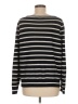 Vince. 100% Cotton Stripes Black Pullover Sweater Size M - photo 2