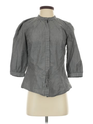 Calvin Klein 3/4 Sleeve Button-Down Shirt (view 1)