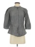 Calvin Klein Gray 3/4 Sleeve Button-Down Shirt Size S - photo 1