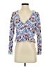 Zara Blue Long Sleeve Blouse Size S - photo 1