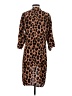BAILEY'S BLOSSOMS 100% Rayon Brown Kimono Size XS - photo 2