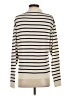 ABLE 100% Cotton Stripes Ivory Turtleneck Sweater Size XS - photo 2