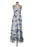 1.State Paisley Blue Casual Dress Size L - photo 1