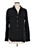 Babaton 100% Tencel Black Long Sleeve Button-Down Shirt Size M - photo 1