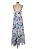 1.State Paisley Blue Casual Dress Size L - photo 2