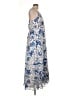 1.State Paisley Blue Casual Dress Size L - photo 4
