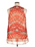 American Rag Cie 100% Polyester Orange Sleeveless Blouse Size 1X - photo 2