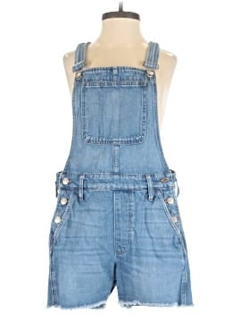 Madewell Adirondack Short Overalls in Denville Wash