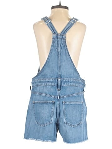 Madewell Adirondack Short Overalls in Denville Wash (view 2)