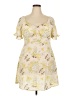madden nyc 100% Polyester Floral Yellow Casual Dress Size XXL - photo 1