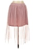 Mossimo Supply Co. 100% Polyester Solid Pink Casual Skirt Size L - photo 1