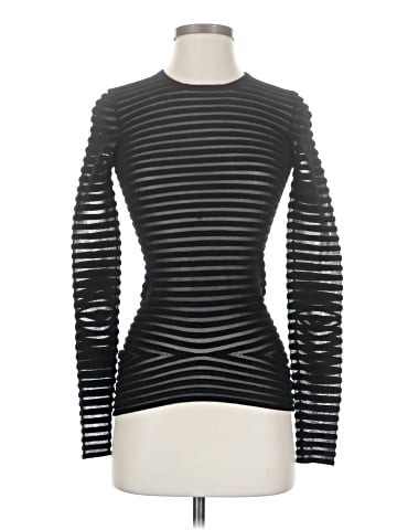 Alexander Wang Mesh Stripe Top (view 1)