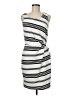 Le Lis Stripes White Casual Dress Size M - photo 1