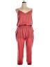 And Now This 100% Polyester Solid Red Pink Jumpsuit Size XL - photo 1