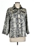 Muse 100% Polyester Animal Print Gray 3/4 Sleeve Blouse Size L - photo 1
