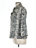 Muse 100% Polyester Animal Print Gray 3/4 Sleeve Blouse Size L - photo 5