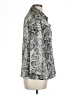 Muse 100% Polyester Animal Print Gray 3/4 Sleeve Blouse Size L - photo 4