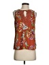 Daniel Rainn 100% Polyester Orange Sleeveless Blouse Size S (petite) - photo 1