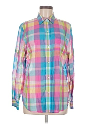 Lauren by Ralph Lauren Long Sleeve Button-Down Shirt (view 1)