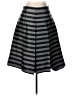 Halogen Stripes Gray Formal Skirt Size 10 (petite) - photo 1