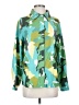 Shein 100% Polyester Print Green Long Sleeve Blouse Size 4 - photo 1