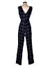 Express Argyle Blue Jumpsuit Size XS - photo 2