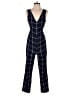 Express Argyle Blue Jumpsuit Size XS - photo 1