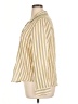 Zara Stripes Gold Long Sleeve Blouse Size XL - photo 5