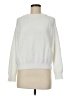 Zara Solid White Pullover Sweater Size M - photo 1
