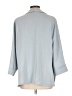 Connected Apparel 100% Polyester Gray 3/4 Sleeve Blouse Size L - photo 2